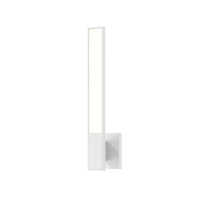 Sonneman Planes™ 18 Inch Wall Sconce in Satin White