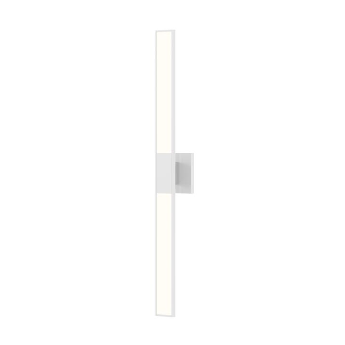 Sonneman Planes™ 2 Light 32 Inch Wall Sconce in Satin White