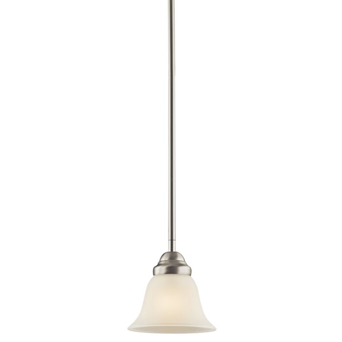 Kichler Wynberg 1 Light 6 Inch Mini Pendant in Brushed Nickel