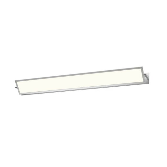 Sonneman Aileron 36 Inch LED Wall Sconce in Bright Satin Aluminum