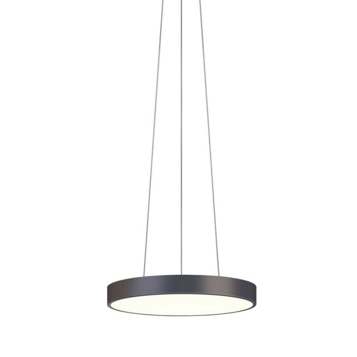 Sonneman Pi 16 Inch LED Pendant in Black Bronze