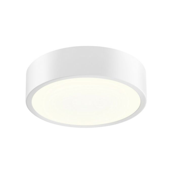Sonneman Pi 8 Inch LED Flush Mount in Textured White