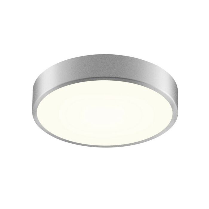 Sonneman Pi 12 Inch LED Flush Mount in Bright Satin Aluminum