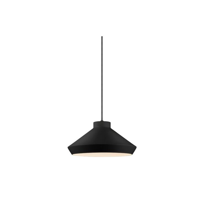 Sonneman Koma Pendant Light in Satin Black