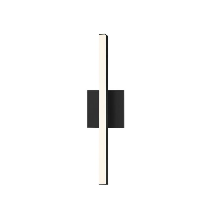 Sonneman Stix LED Bathroom Vanity Light in Satin Black