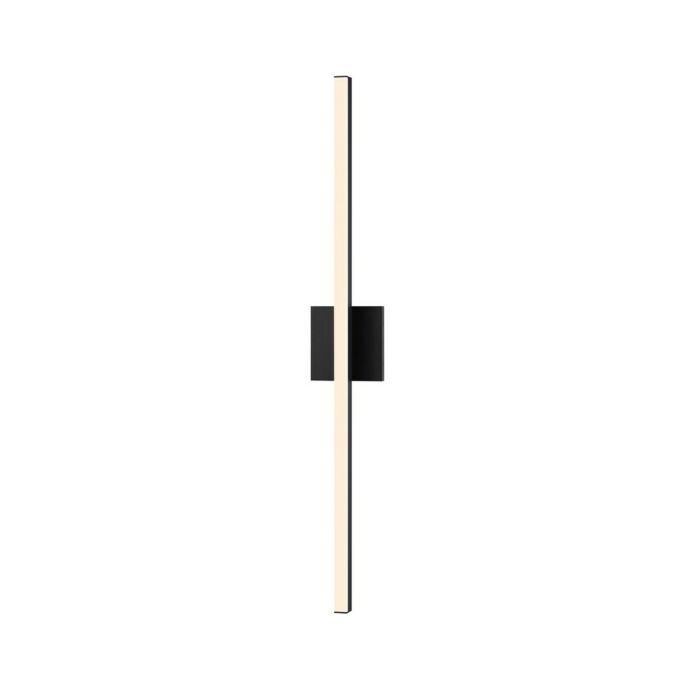 Sonneman Stix LED Bathroom Vanity Light in Satin Black