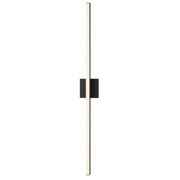 Sonneman Stix LED Bathroom Vanity Light in Satin Black
