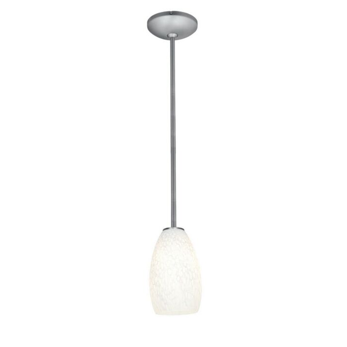 Access Champagne Pendant Light in Brushed Steel