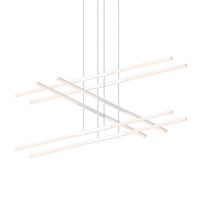 Sonneman Tik Tak™ 12 Light Pendant Light in Satin White