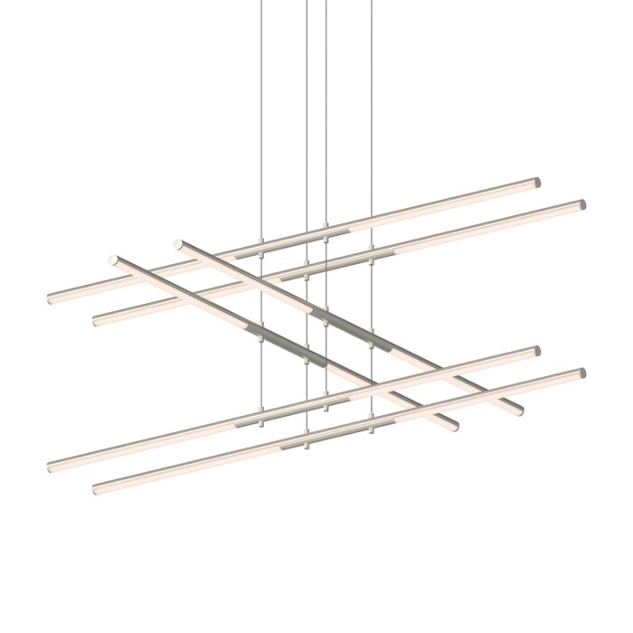 Sonneman Tik Tak™ 12 Light Pendant Light in Satin Nickel