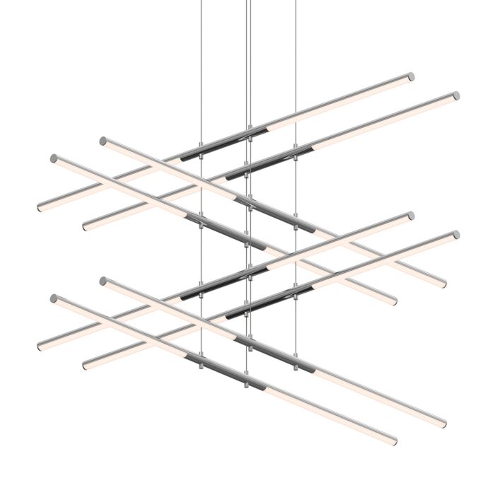 Sonneman Tik Tak™ 16 Light Pendant Light in Polished Chrome