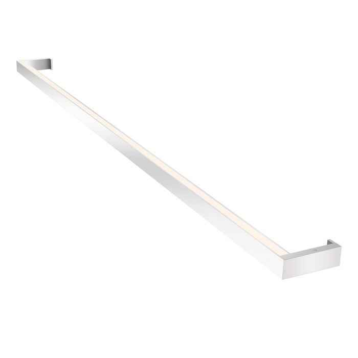 Sonneman Thin Line™ 1 Inch Bathroom Vanity Light in Bright Satin Aluminum