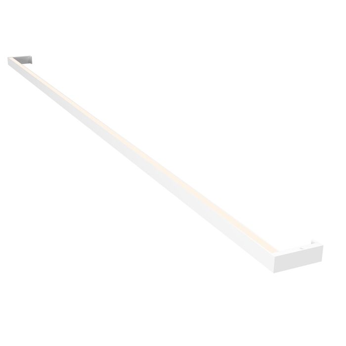 Sonneman Thin Line™ 2 Light 1 Inch Bathroom Vanity Light in Satin White