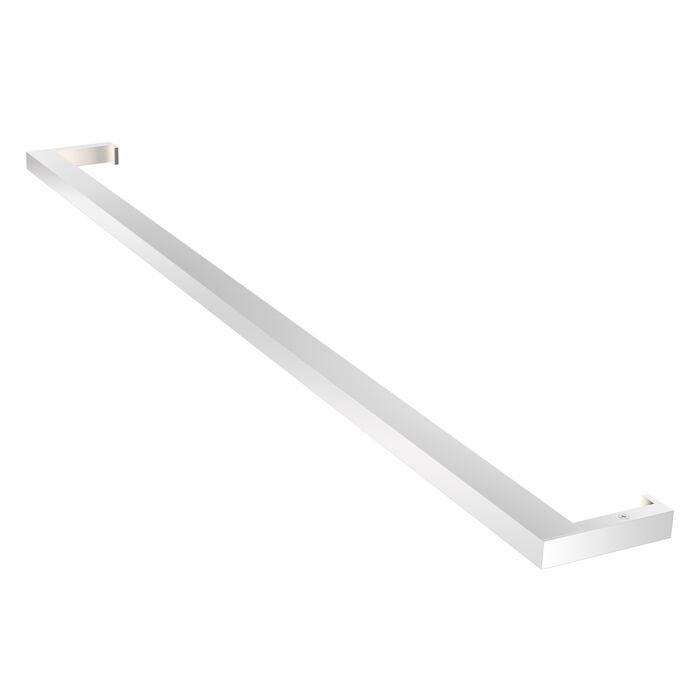 Sonneman Thin Line™ 1 Inch Bathroom Vanity Light in Bright Satin Aluminum