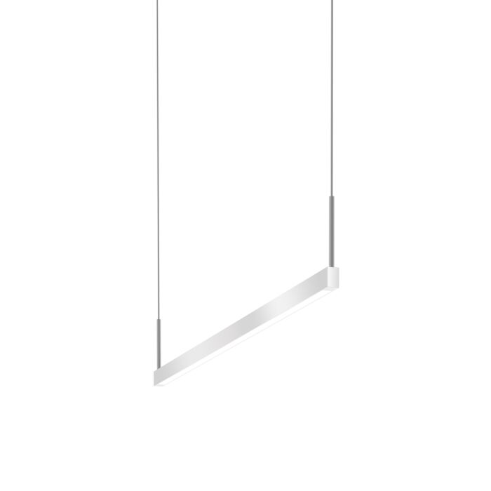 Sonneman Thin Line™ 5 Inch Pendant Light in Bright Satin Aluminum