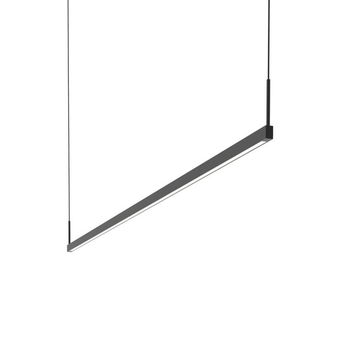 Sonneman Thin Line™ 5 Inch Pendant Light in Satin Black