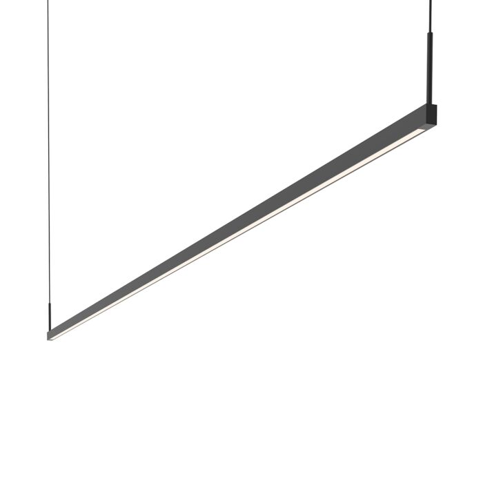 Sonneman Thin Line™ 2 Light 5 Inch Pendant Light in Satin Black