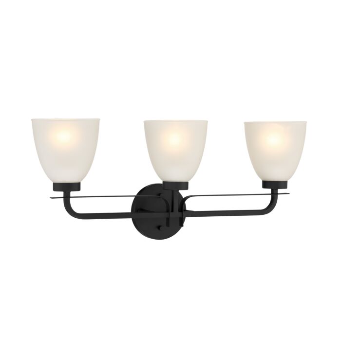Minka Lavery Kaitlen 3 Light Bathroom Vanity Light in Coal