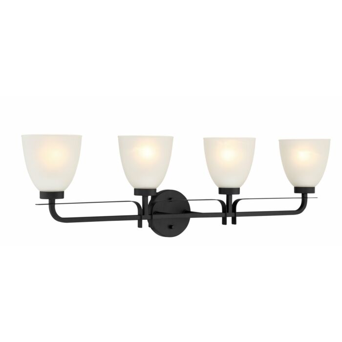 Minka Lavery Kaitlen 4 Light Bathroom Vanity Light in Coal