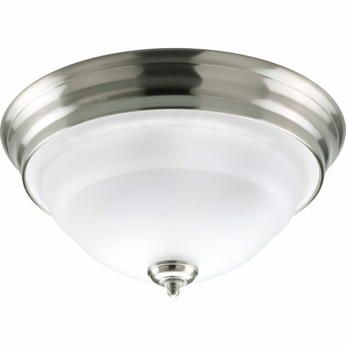 Torino 2-Light Flush Mount in Brushed Nickel