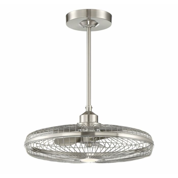 Savoy House Wetherby LED Fan D'Lier in Satin Nickel