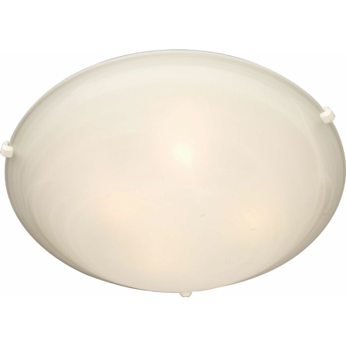 Malaga 4-Light Flush Mount in White