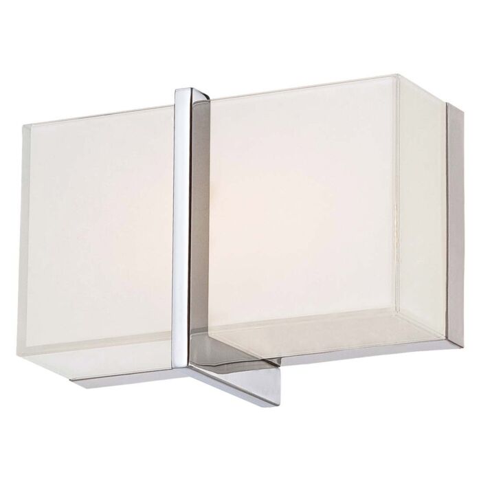 Minka Lavery High Rise 8 Inch Bathroom Vanity Light in Chrome