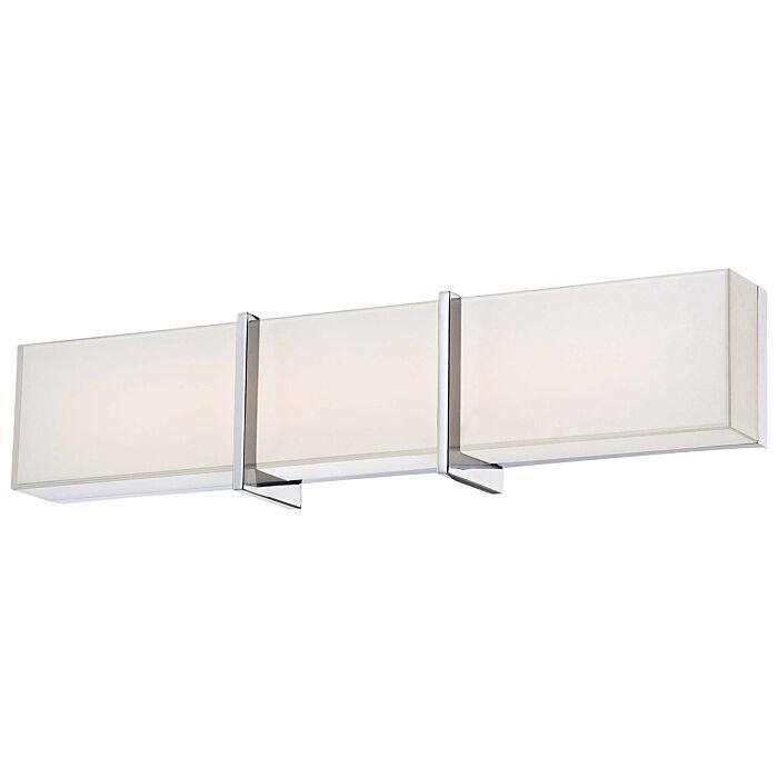 Minka Lavery High Rise 24 Inch Bathroom Vanity Light in Chrome