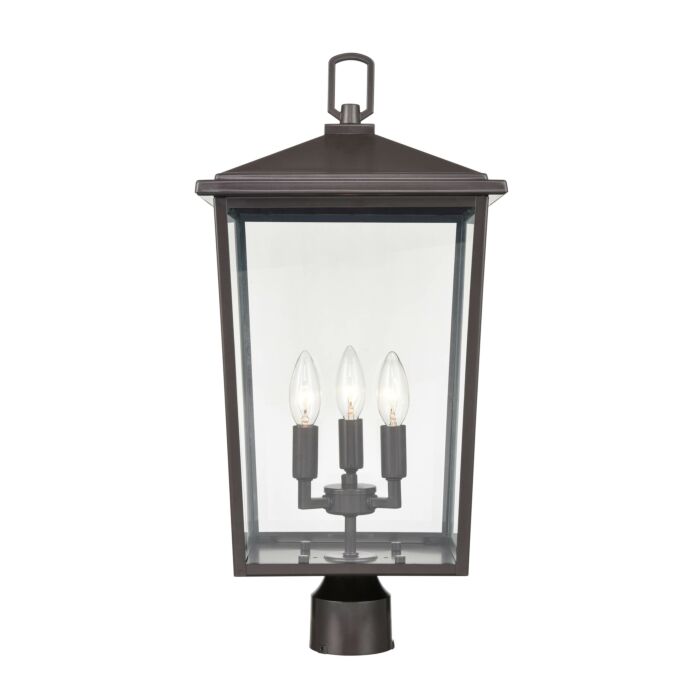 Millennium Fetterton 3 Light Outdoor Post Light in Powder Coat Bronze