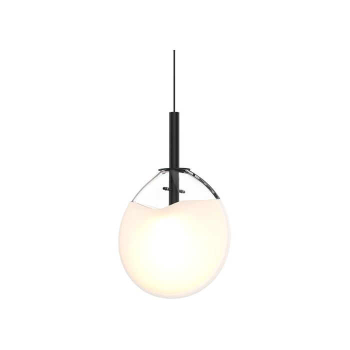 Sonneman Cantina 11 Inch Pendant Light in Satin Black