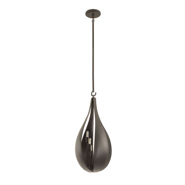 Savoy House Bali 5 Light Pendant in Black Cashmere