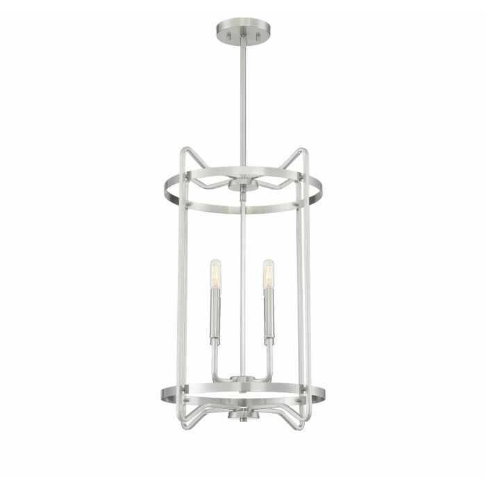 Savoy House Kent 4 Light Pendant in Satin Nickel