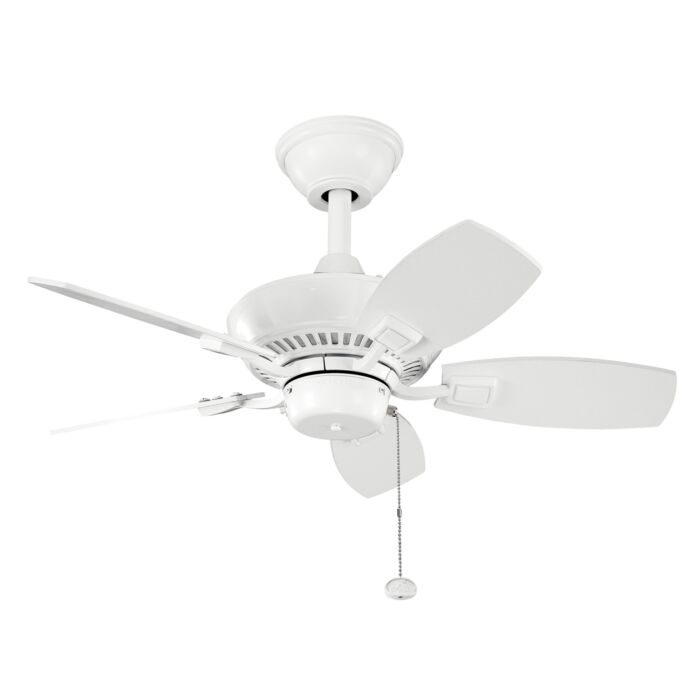 Kichler Canfield 30 inch Ceiling Fan in White Finish