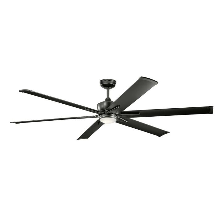 Kichler Szeplo Patio 80 Inch LED Ceiling Fan in Satin Black