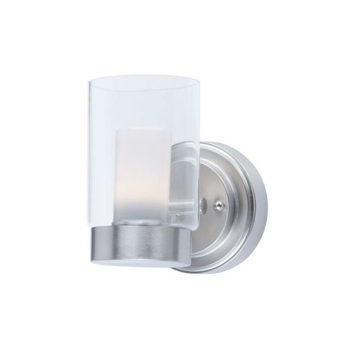 Maxim Lighting Mod 1 Light 1 Light Wall Sconce in Satin Nickel