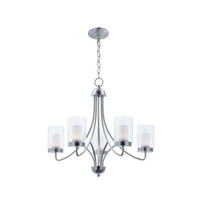 Maxim Lighting Mod 5 Light 5 Light Chandelier in Satin Nickel