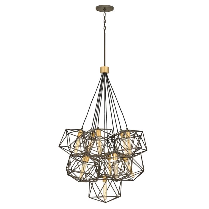 Hinkley Astrid 17 Light Chandelier in Metallic Matte Bronze