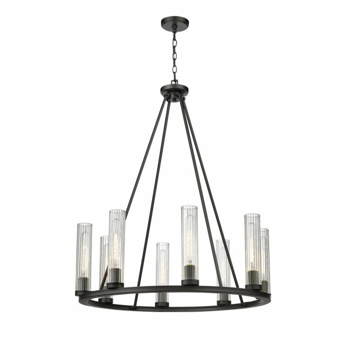 Z Lite Beau 8 Light Chandelier In Bronze