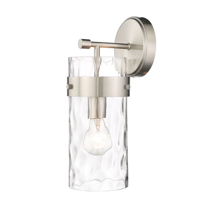 Z Lite Fontaine 1 Light Wall Sconce In Brushed Nickel