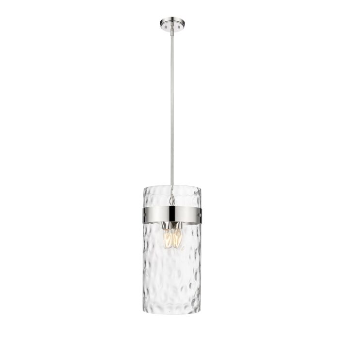 Z Lite Fontaine 4 Light Pendant Light In Polished Nickel