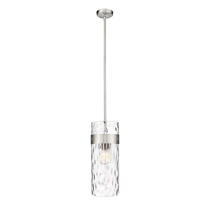 Z Lite Fontaine 3 Light Pendant Light In Brushed Nickel