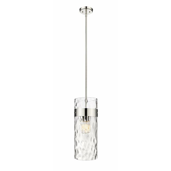 Z Lite Fontaine 3 Light Pendant Light In Polished Nickel