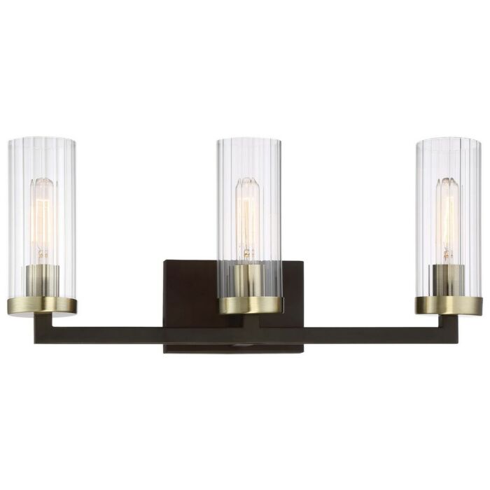 Minka Lavery Ainsley Court 3 Light Bathroom Vanity Light in Aged Kinston Bronze
