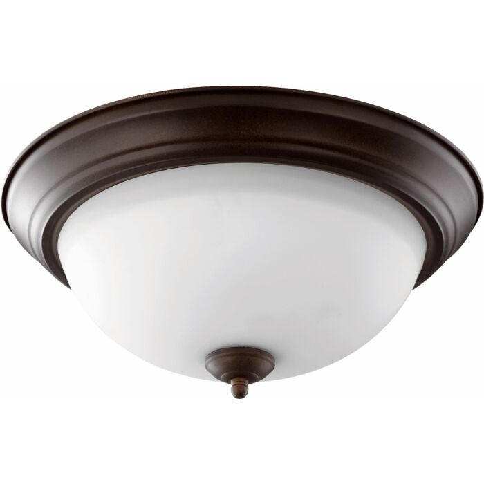 Quorum Home 3 Light Ceiling Light in Oiled Bronze