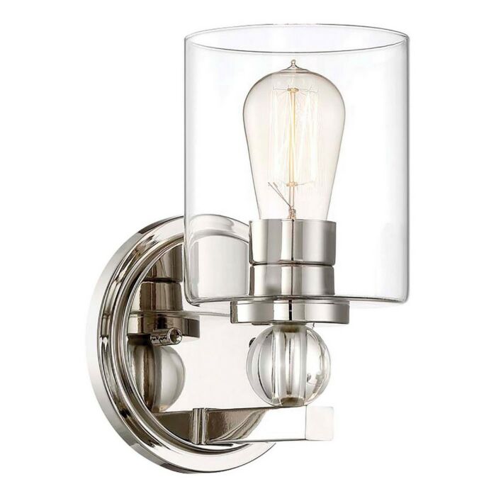 Minka Lavery Studio 5 Bathroom Vanity Light in Polished Nickel