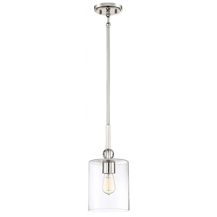Minka Lavery Studio 5 Pendant Light in Polished Nickel