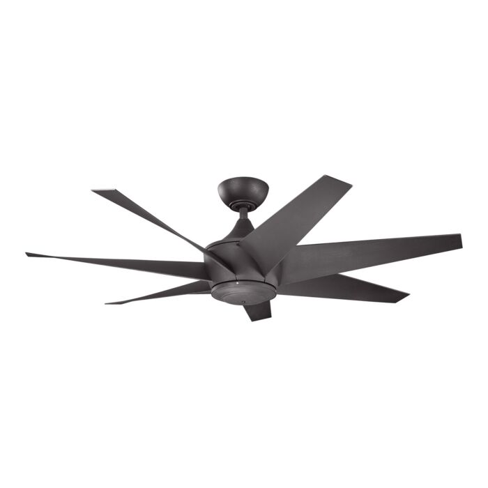 Kichler Lehr II 54 Inch Ceiling Fan in Distressed Black