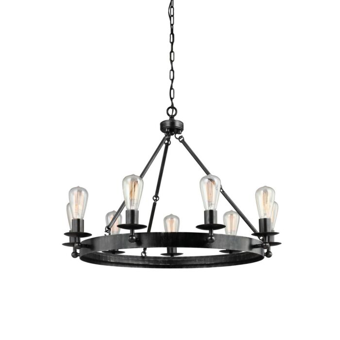 Sea Gull Ravenwood Manor 9 Light Chandelier in Stardust