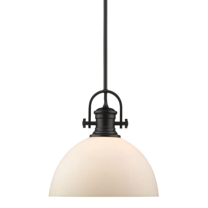 Golden Hines Pendant Light in Black