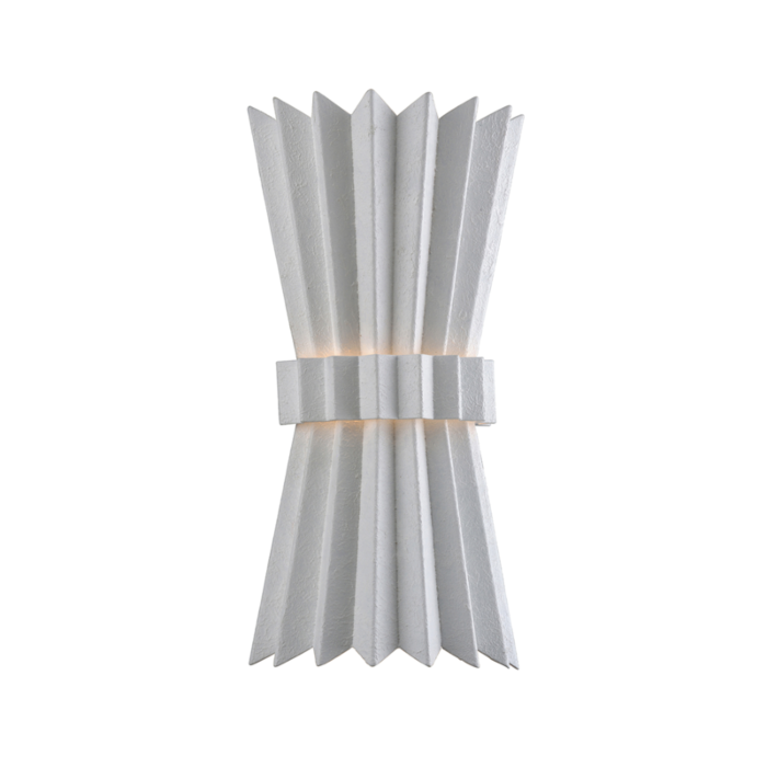 Corbett Moxy 2 Light Wall Sconce in Gesso White